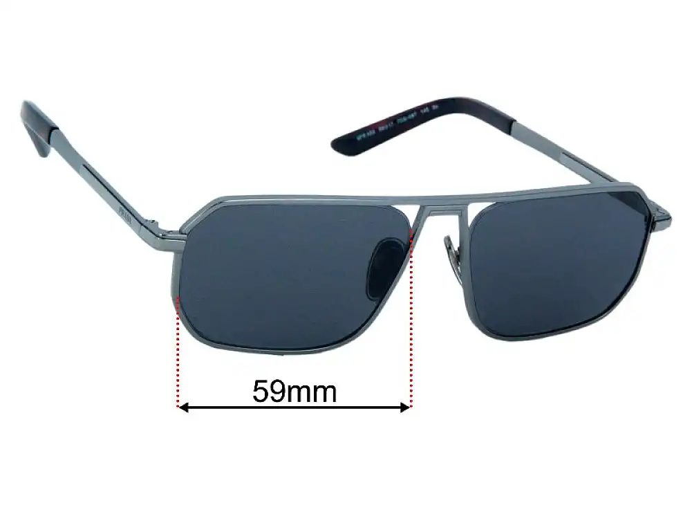 Prada SPRA53 59mm Replacement Lenses by Sunglass Fix™